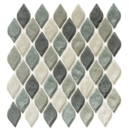 Andova Tiles SAMPLE Plume 225 x 125 Glass Novelty Mosaic Wall Tile SAM-ANDPLU516